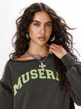 Slogan Crewneck Jumper